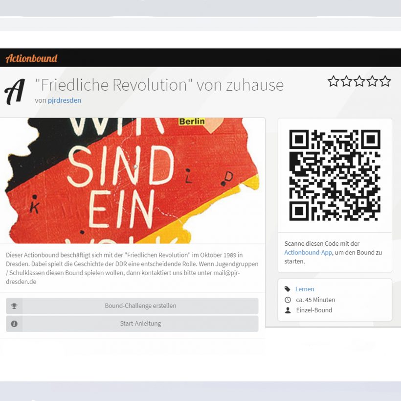 Online-Tour zur Friedlichen Revolution / DDR