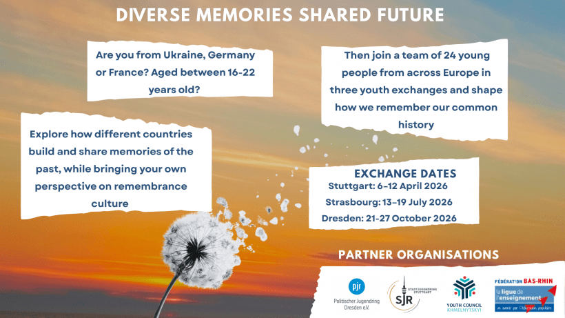Jugendbegegnung „Diverse Memories – Shared Future“
